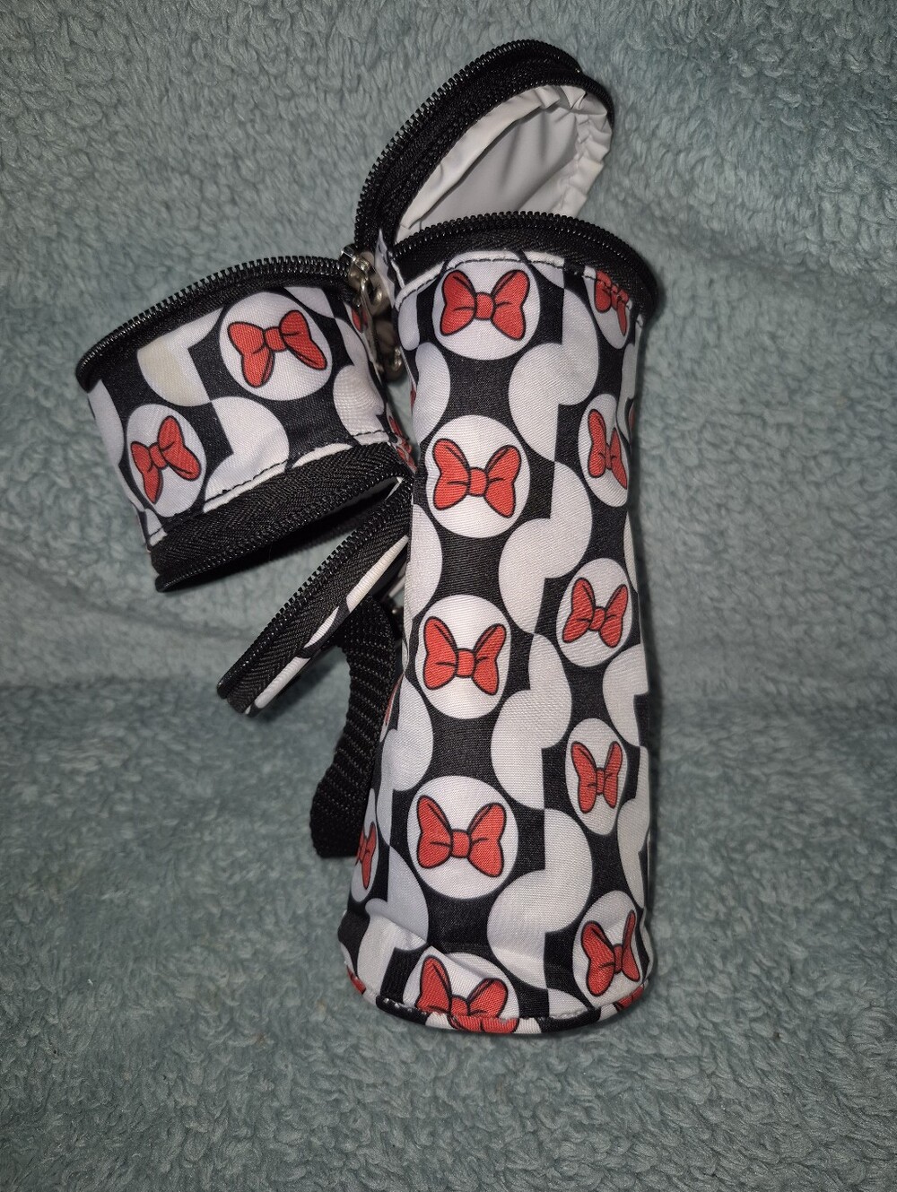 Disney Kids Bow Print Bottle Holder/cooler
